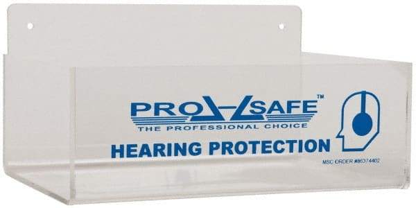 PRO-SAFE - Open Top Box/Tray Style Earplug Dispenser - Tabletop or Wall Mount - Makers Industrial Supply