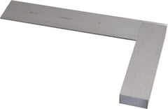 Starrett - 6" Blade Length, 4-5/16" Base Length Steel Square - 0.0025mm Accuracy - Makers Industrial Supply