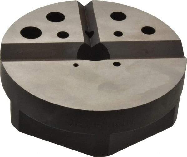 Starrett - 1 Piece Vise Bench Block - Alloy Steel, 1/8 - 7/8 Tapped Hole, 4-7/8" Wide, 1-1/2" High - Makers Industrial Supply