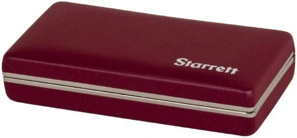 Starrett - Micrometer Case - 1/2" Max Measurement, Use with 232 & 232M Series Outside Micrometers - Makers Industrial Supply