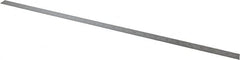 Starrett - 24" Long, 1/100, 1/64, 1/32, 1/10" Graduation, Flexible Steel Rule - 5R Graduation Style, 3/4" Wide, Silver, Satin Chrome Finish - Makers Industrial Supply