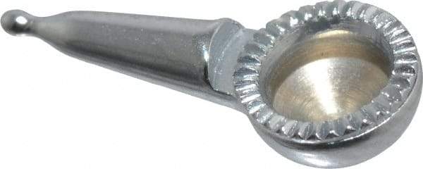 Starrett - 9mm Ball Diam, Steel, Ball Test Indicator Contact Point - 5/32" Contact Point Length, Use with Starrett 711 Series Last Word Dial Test Indicators - Makers Industrial Supply