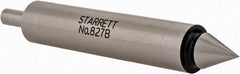 Starrett - 0.2" Head Diam, 1/2" Shank, Double End, Mechanical Edge Finder - Conical and Cylindrical Contact - Makers Industrial Supply