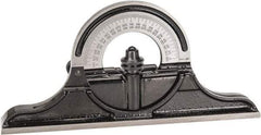 Starrett - 12 to 24 Inch Long Blade, Reversible Combination Square Protractor Head - Black Smooth Finish, Cast Iron - Makers Industrial Supply