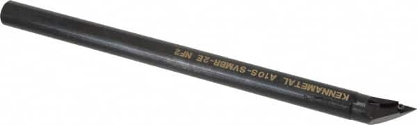 Kennametal - 24.89mm Min Bore Diam, 254mm OAL, 5/8" Shank Diam, A-SVMB Indexable Boring Bar - VB.. Insert, Screw Holding Method - Makers Industrial Supply