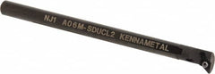 Kennametal - 15.24mm Min Bore Diam, 152.4mm OAL, 3/8" Shank Diam, A-SDUC Indexable Boring Bar - DC.. Insert, Screw Holding Method - Makers Industrial Supply