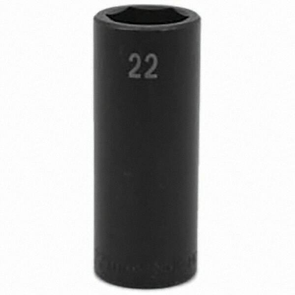 SK - Impact Socket - 1/2"DR 22MM DEEP IMPACT SOCKET - Makers Industrial Supply