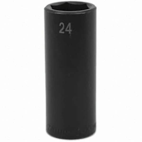 SK - Impact Socket - 1/2"DR 24MM DEEP IMPACT SOCKET - Makers Industrial Supply