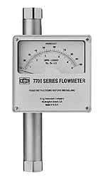 King - 1" Flange Port Stainless Steel Flowmeter - 1500 Max psi, 16.5 GPM, 316 Stainless Steel - Makers Industrial Supply