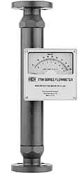 King - 2" NPT Port PVC/Hastelloy Flowmeter - 125 Max psi, 100 GPM, PVC - Makers Industrial Supply