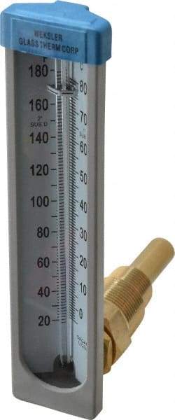 WGTC - 20 to 180°F, Submarine Thermometer - 2 Inch Stem Length - Makers Industrial Supply