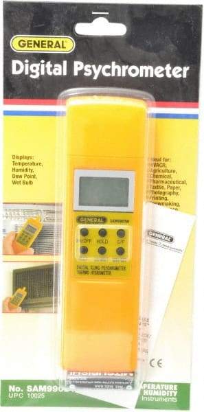 General - Digital Psychrometers Type: Digital Psychrometer - Makers Industrial Supply