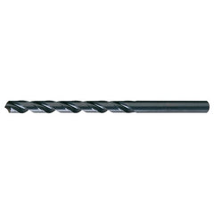 10.20mm RHS / RHC HSS 118 Degree Radial Point General Purpose Taper Length Drill - Steam Oxide - Exact Industrial Supply