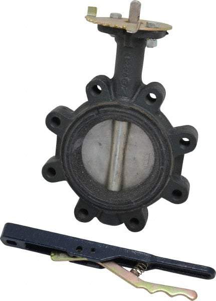 NIBCO - 4" Pipe, Lug Butterfly Valve - Lever Handle, Ductile Iron Body, EPDM Seat, 250 WOG, Stainless Steel (CF8M) Disc, Stainless Steel Stem - Makers Industrial Supply