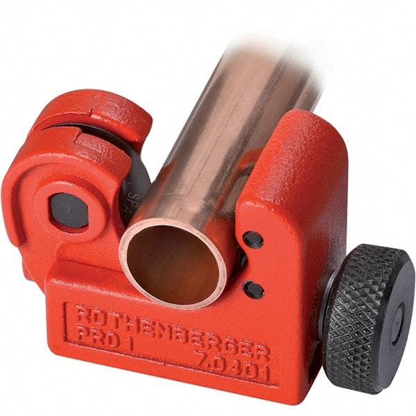 Rothenberger - 1/8" to 5/8" Pipe Capacity, Tube Cutter - Cuts Copper, 2" OAL - Makers Industrial Supply