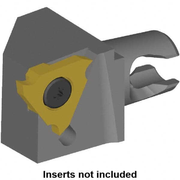 Kennametal - Insert Style T20G1603R200, T20G32R079, 20mm Head Length, Right Hand Cut, External Modular Threading Cutting Unit Head - System Size KM12, 8mm Center to Cutting Edge, Series On-Edge - Makers Industrial Supply