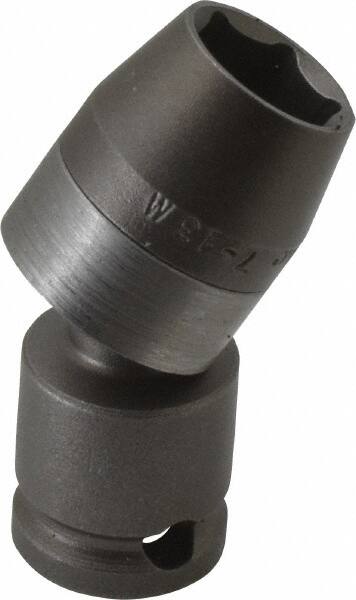 Apex - 3/8" Drive, Standard Hand Socket - 6 Points, 2-1/16" OAL, Steel - Makers Industrial Supply