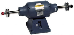 Baldor - 8" Wheel Diam x 1-1/4" Wheel Width, 3/4 hp Buffer - 3/4" Arbor Hole Diam, 1 Phase, 1,800 Max RPM, 115/230 Volts - Makers Industrial Supply