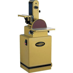 Jet - 48 Inch Long x 6 Inch Wide Belt, 9 Inch Diameter, Combination Sanding Machine - 1-1/2 HP, Three Phase - Makers Industrial Supply