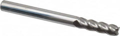 Accupro - 3/16", 4 Flute, Single End, Solid Carbide, 0.02" Corner Radius End Mill - 2" OAL, 40° Helix, Right Hand Flute, 5/8" LOC, Right Hand Cut - Makers Industrial Supply