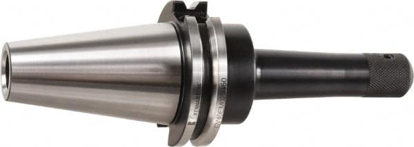 Kennametal - CAT40 Taper Shank 1/4" Hole End Mill Holder/Adapter - 25/32" Nose Diam, 4-1/2" Projection, 5/8-11 Drawbar, Through-Spindle Coolant - Exact Industrial Supply