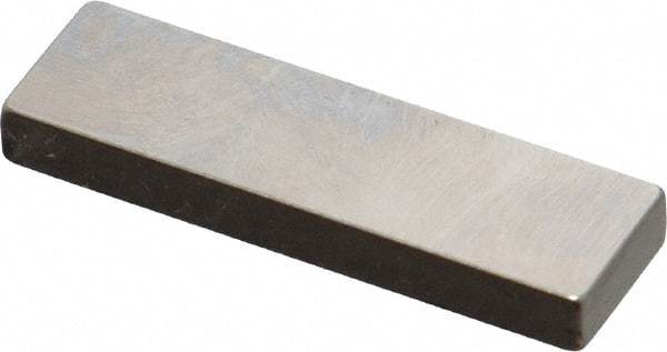 Mitutoyo - 0.133" Rectangular Steel Gage Block - Accuracy Grade 0, Includes Certificate of Inspection - Makers Industrial Supply