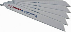 Lenox - 9" Long x 1" Thick, Bi-Metal Reciprocating Saw Blade - Straight Profile, 18 TPI, Toothed Edge - Makers Industrial Supply