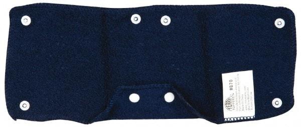 OccuNomix - Terry Cloth Hard Hat Sweat & Comfort Band - Snap-On Attachment, Navy Blue, Compatible with All Hard Hats - Makers Industrial Supply