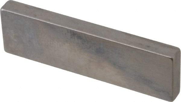 Mitutoyo - 0.114" Rectangular Steel Gage Block - Accuracy Grade 0, Includes Certificate of Inspection - Makers Industrial Supply