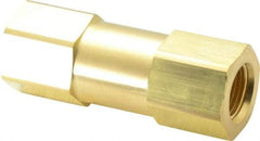 Parker - 1/2" Brass Check Valve - Inline, FNPT x FNPT, 3,000 WOG - Makers Industrial Supply