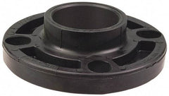 NIBCO - 3" Pipe, 7-1/2" OD, Polypropylene Threaded Pipe Flange - Schedule 80, Black - Makers Industrial Supply