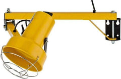 Fostoria - 40 Inch, Pivot, Bracket Mounted, Incandescent, Yellow, Dock Light - 300 Watt, 120 Volt, Nonmagnifying - Makers Industrial Supply