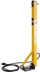 TPI - 24" Long, Steel Task & Machine Light Mounting Arm - Yellow, For Use with Dock Lights - Makers Industrial Supply