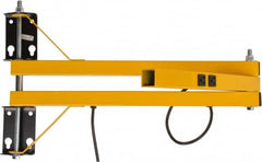 TPI - 40" Long, Steel Task & Machine Light Mounting Arm - Yellow, For Use with Dock Lights - Makers Industrial Supply