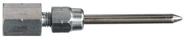 Lincoln - 1/8 Thread, Grease Gun Needle Nozzle - NPT (F) Thread - Makers Industrial Supply