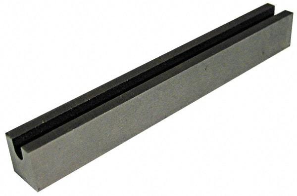 Eclipse - 1/4" Channel Width, 5" Long, 7 kg Max Pull Force, Rectangle Alnico Channel Magnet - 5/8" Overall Width, 550°C Max Operating Temp, 3/8" High, Grade 5 Alnico - Makers Industrial Supply