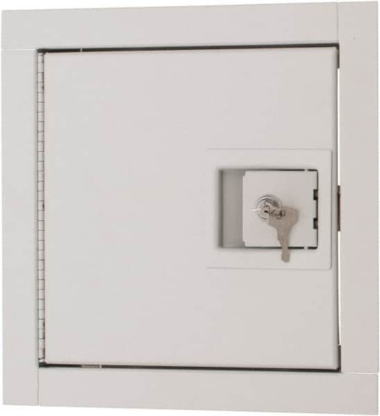 Karp - 10" Wide x 10" High, Steel Non Insulated Fire Rated Access Door - 8" Opening Width, 8" Opening Height - Makers Industrial Supply