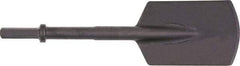 Ingersoll-Rand - 5-1/2" Head Width, 16" OAL, 0.7" Shank Diam, Spade Chisel - Hex Drive, Hex Shank, Steel - Makers Industrial Supply