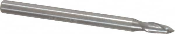 Magafor - 2.5mm Body Diam, 90°, 1-1/2" OAL, Solid Carbide Spotting Drill - Makers Industrial Supply