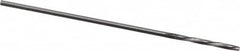 Chucking Reamer: 0.0299″ Dia, 1-5/16″ OAL, 9/32″ Flute Length, Straight Shank, Solid Carbide 4 Flute, RH