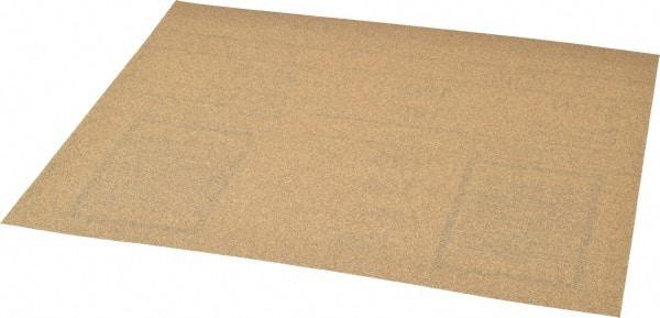 3M - 120 Grit, Aluminum Oxide Sanding Sheet - 11" Long x 9" Wide, Fine Grade, A Weighted Paper Backing - Makers Industrial Supply