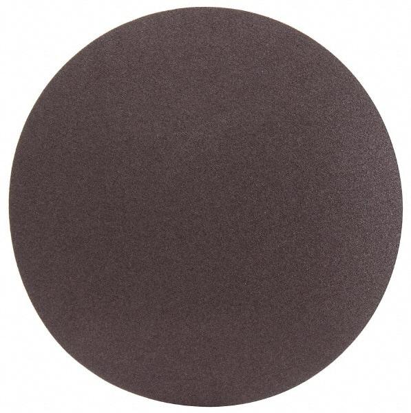 Norton - 24" Diam, 50 Grit Aluminum Oxide Adhesive PSA Disc - Coarse Grade, Brown, X Weighted Backing, Flexible - Makers Industrial Supply