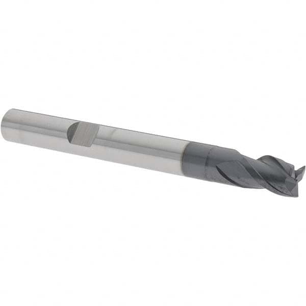 Iscar - 6mm Diam 3 Flute Solid Carbide 0.0059" Chamfer Width Corner Chamfer End Mill - Makers Industrial Supply