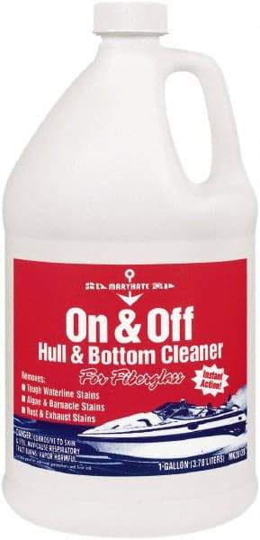 CRC - Water-Based Solution Hull and Bottom Cleaner - 1 Gallon Bottle, 32° F Freezing Point - Makers Industrial Supply