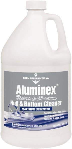 CRC - Water-Based Solution Pontoon and Aluminum Hull Cleaner - 1 Gallon Bottle, Up to 32°F Freezing Point - Makers Industrial Supply