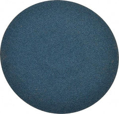 Merit Abrasives - 3" Disc Diam, 120 Grit, Zirconia Alumina Quick Change Disc - Type S Attaching System, Coated, Blue, Fine Grade, 20,000 RPM, R801 Series - Makers Industrial Supply