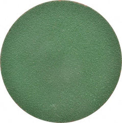 Merit Abrasives - 3" Disc Diam, 60 Grit, Zirconia Alumina Quick Change Disc - Type R Attaching System, Coated, Green, Medium Grade, 20,000 RPM - Makers Industrial Supply