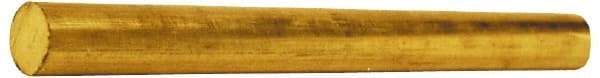 Value Collection - 7/8 Inch Diameter x 6 Ft. Long, Brass Round Rod - Alloy 360 - Makers Industrial Supply