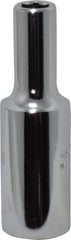 Proto - 3/8" Drive, Deep Hand Socket - 6 Points, 2-1/8" OAL, Chrome Finish - Makers Industrial Supply