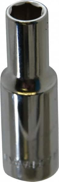 Blackhawk by Proto - 3/8" Drive, Deep Hand Socket - 6 Points, 2-7/64" OAL, Chrome Finish - Makers Industrial Supply